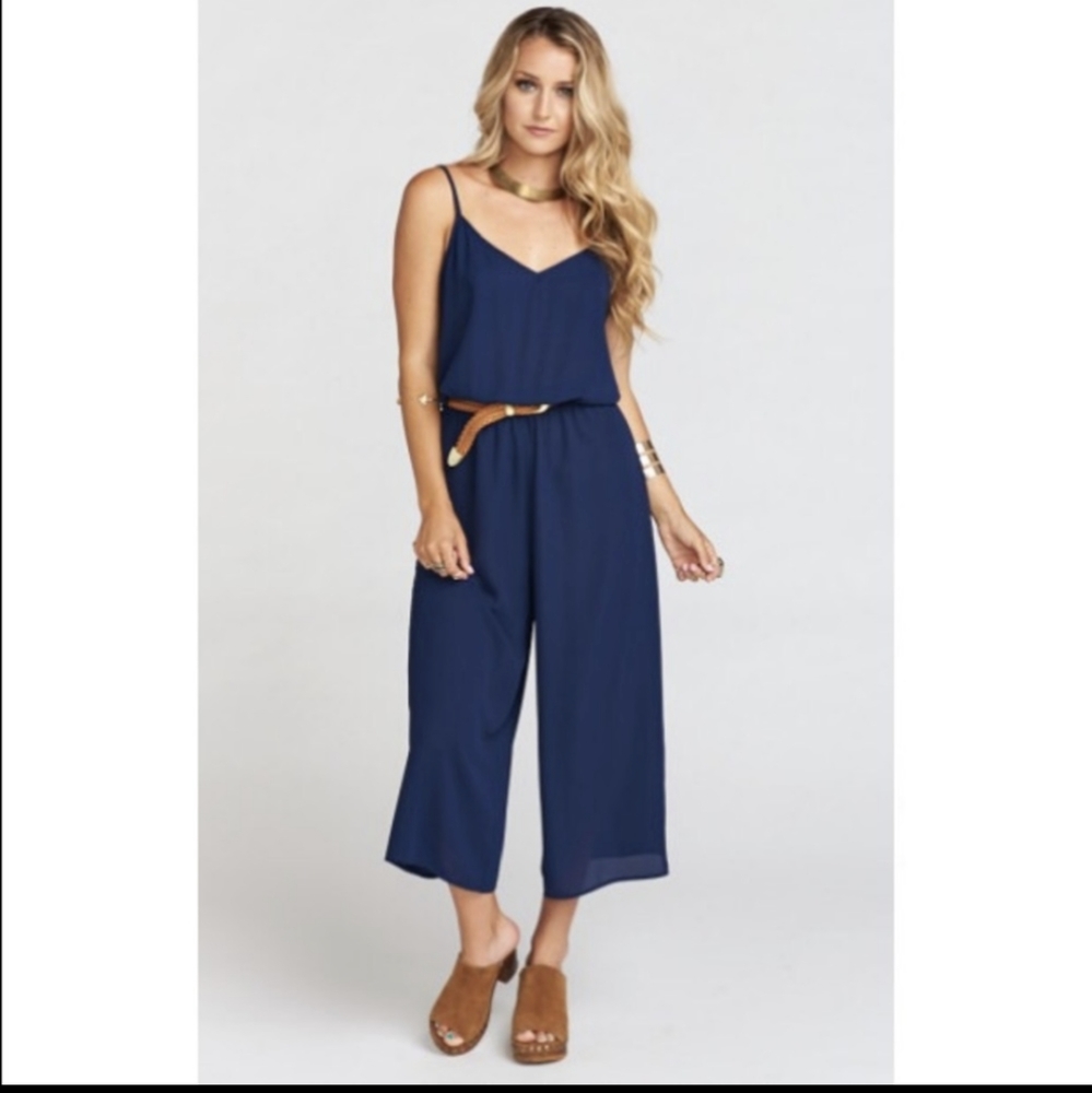 Show Me Your Mumu Margaux Playsuit - Navy